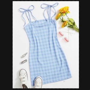 💙Blue body con dress💙